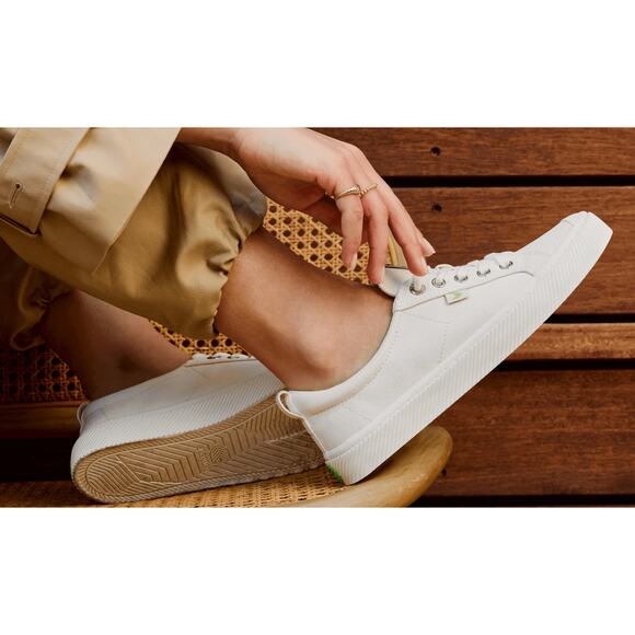 Cariuma off White Canvas Striped Sneakers oca low - Picture 12 of 12